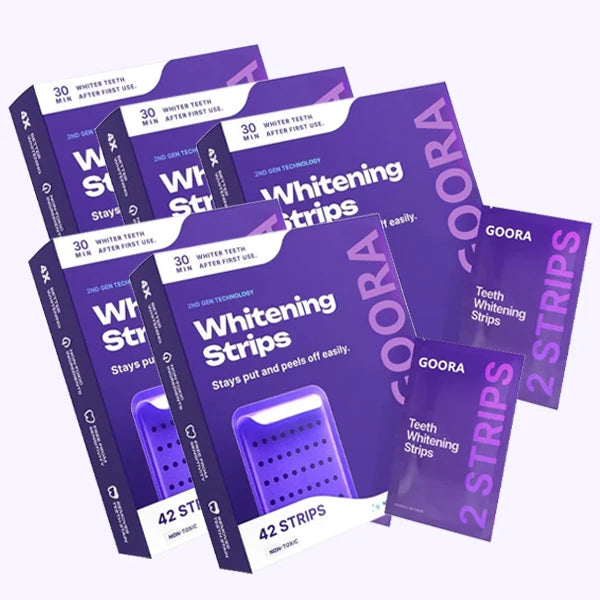 GOORA® Purple Teeth Whitening Strips